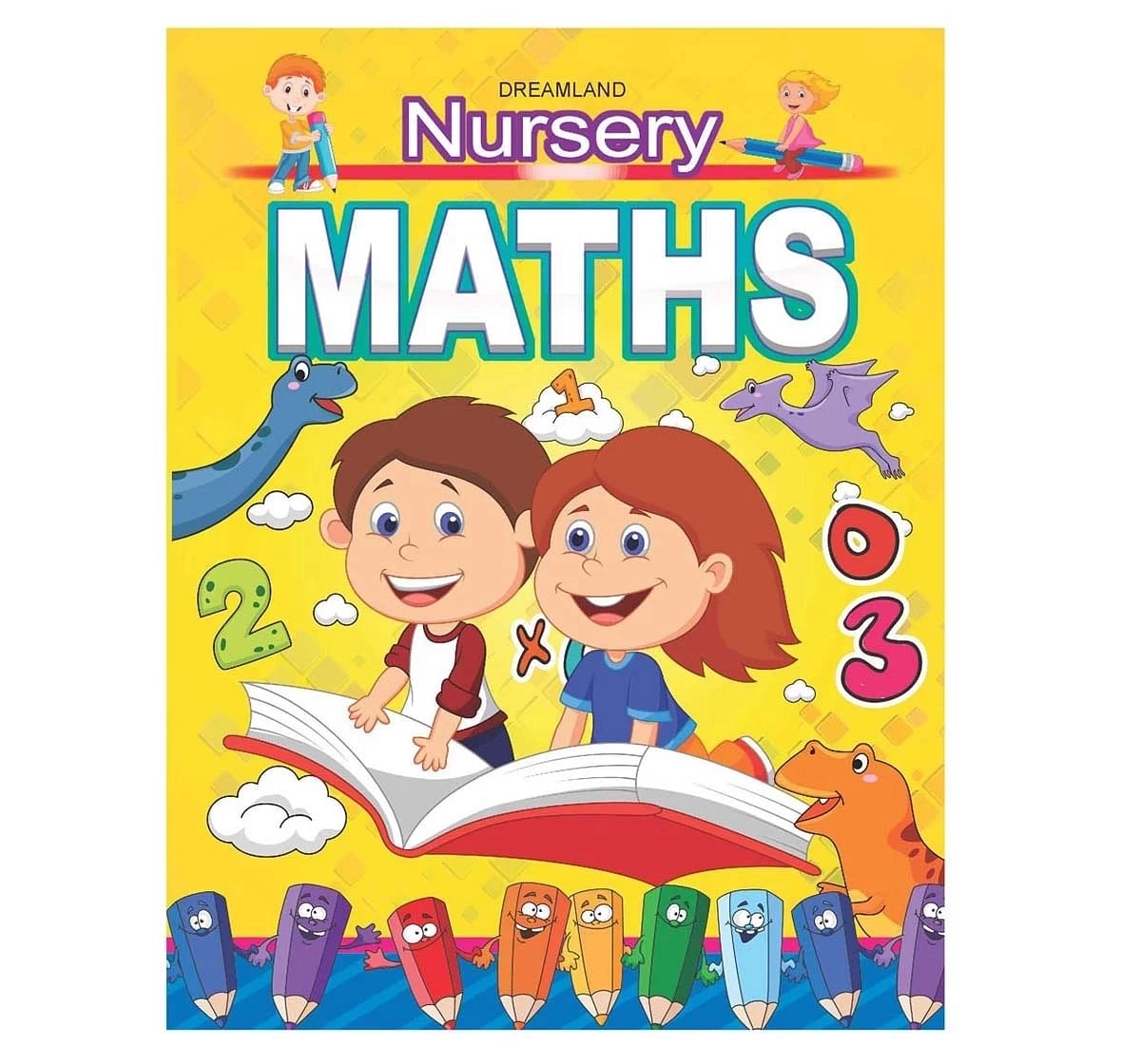 Dreamland Paper Back Nursery Maths Learning Book for kids 3Y+, Multicolour