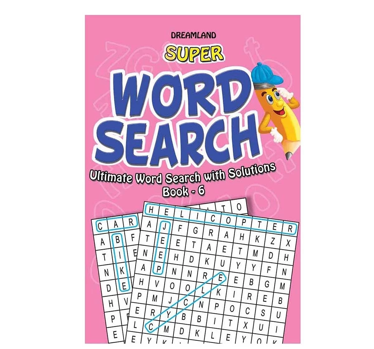 Dreamland Paper Back Super Word Search Control Part 6 Activity Book for kids 7Y+, Multicolour