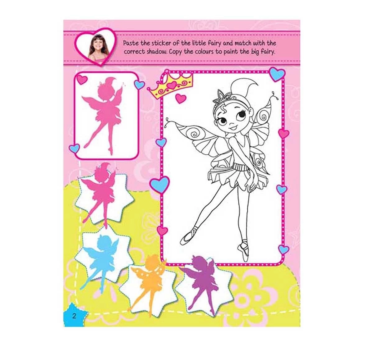 Dreamland Paper Back Sticker Activity Book for kids 4Y+, Multicolour
