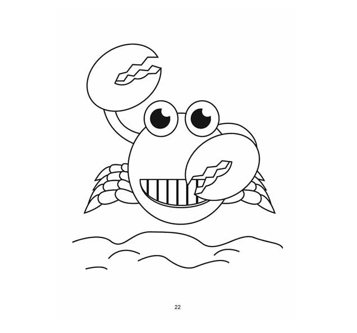 Dreamland Paper Back Bumper Colouring Book Part 1 for kids 3Y+, Multicolour