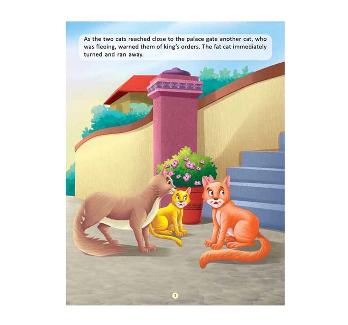 Dreamland Paper Back the Tale of the Two Cats Famous Moral Story Books for kids 4Y+, Multicolour