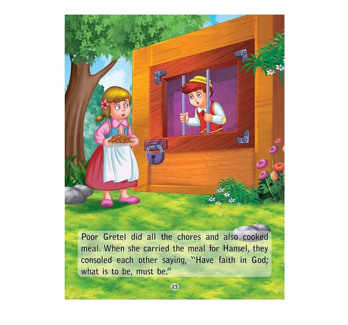 Dreamland Paper Back World Famous Tales Hansel and Gretel Story Books for kids 2Y+, Multicolour