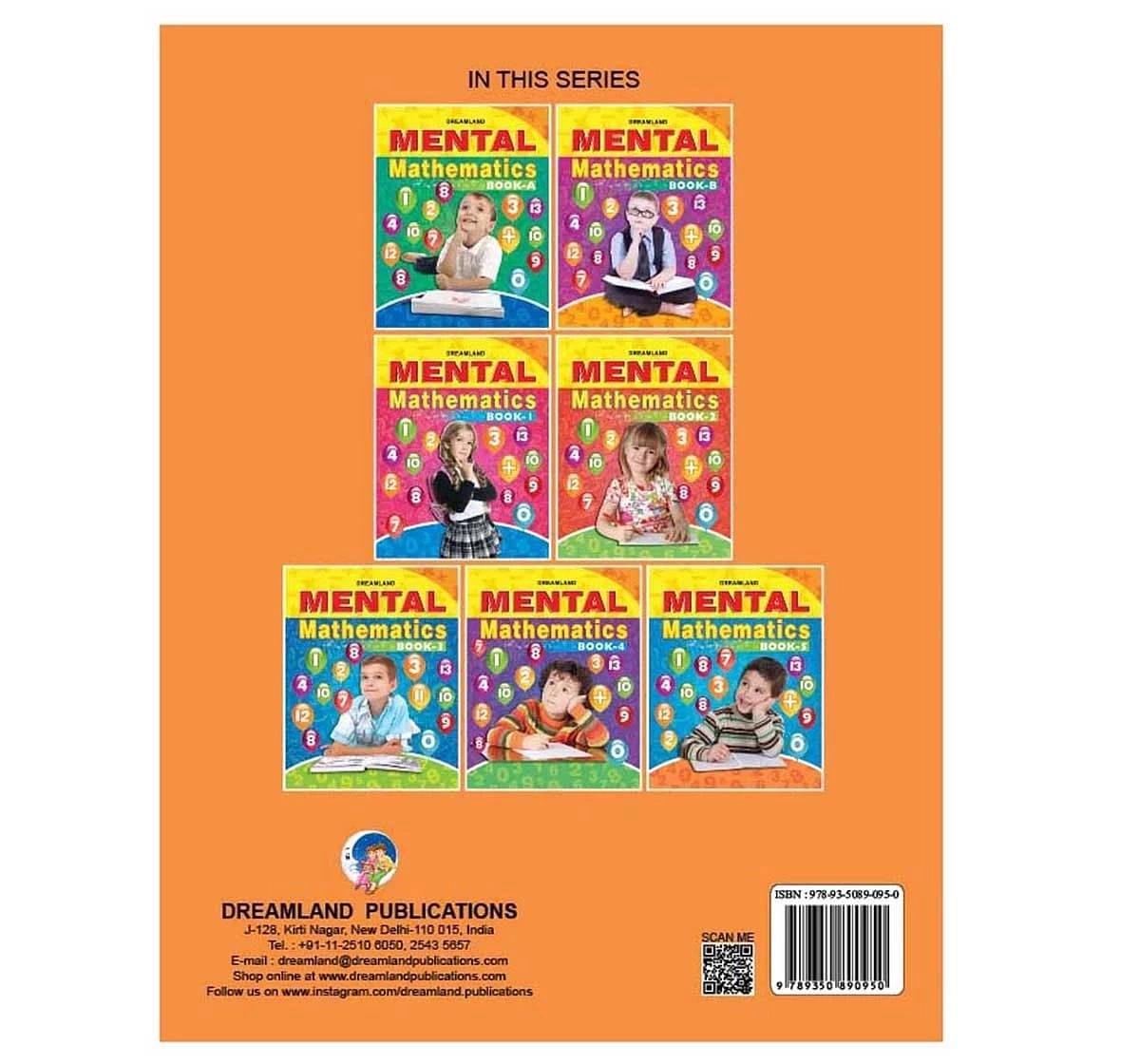 Dreamland Paper Back Mental Mathematics Part 5 School Textbooks for kids 4Y+, Multicolour