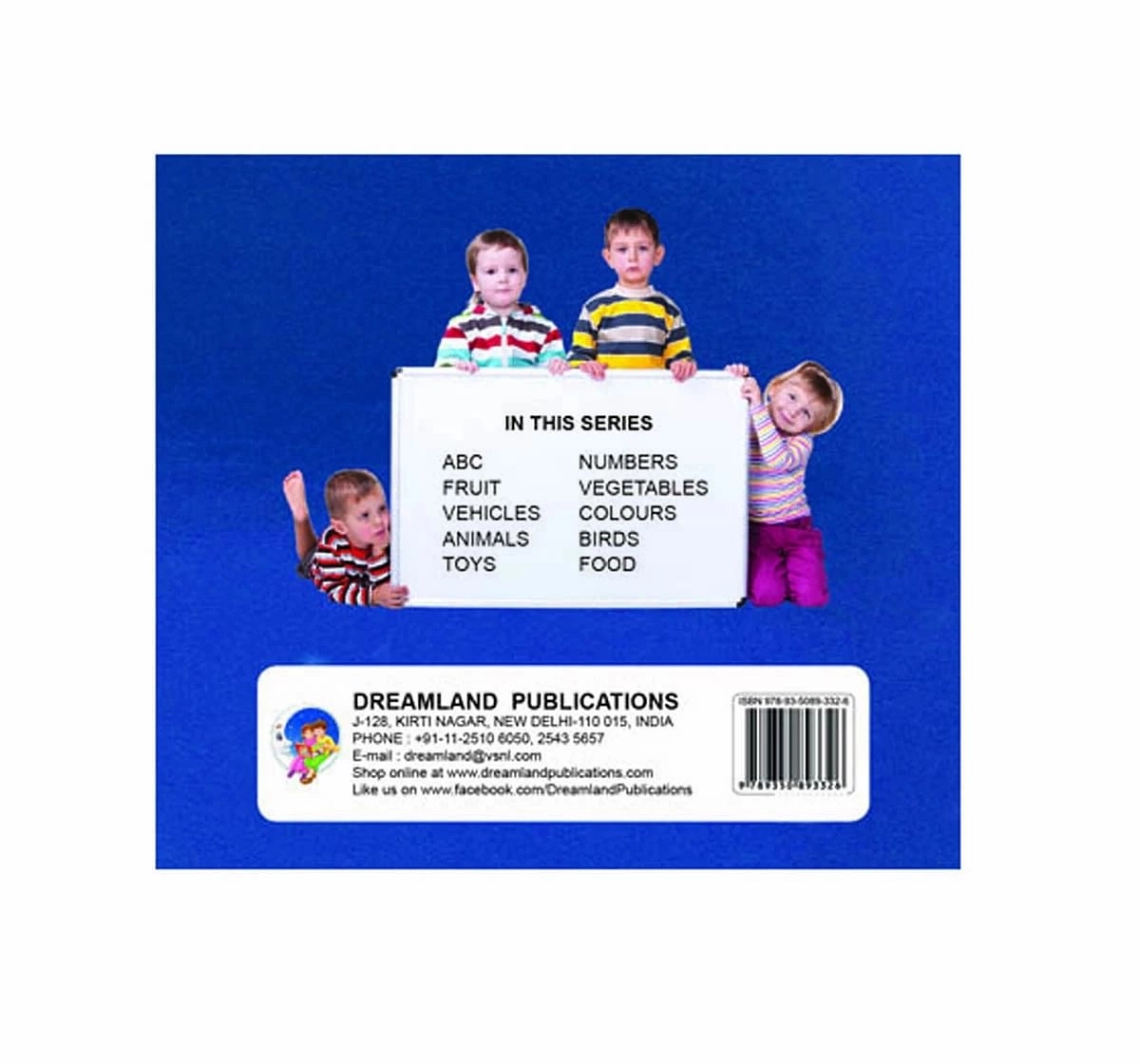 Dreamland Lovely Toys Early Learning Board Book for kids 0M+, Multicolour