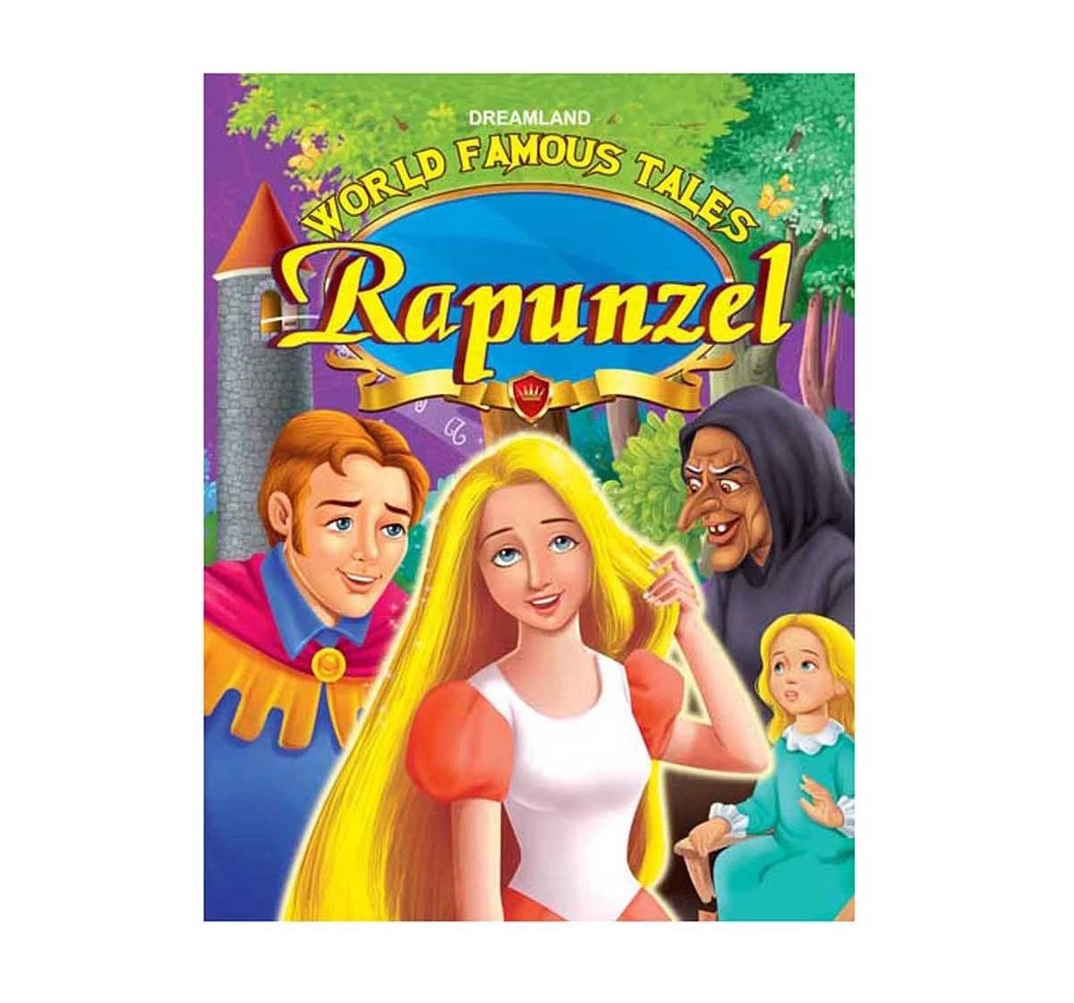 Dreamland Paper Back World Famous Tales Rapunzel Story Books for kids 2Y+, Multicolour