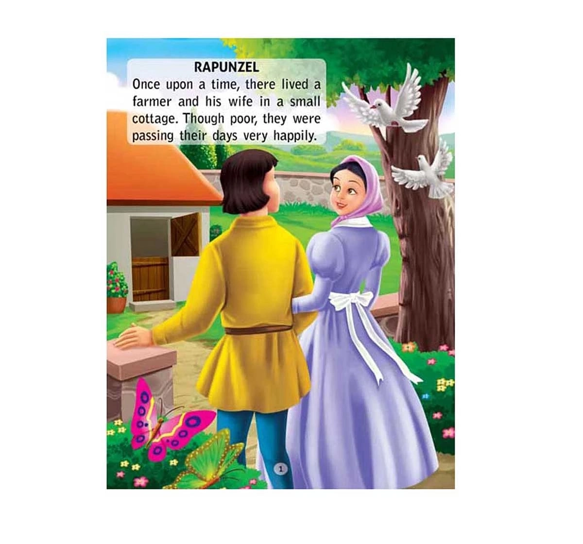 Dreamland Paper Back World Famous Tales Rapunzel Story Books for kids 2Y+, Multicolour