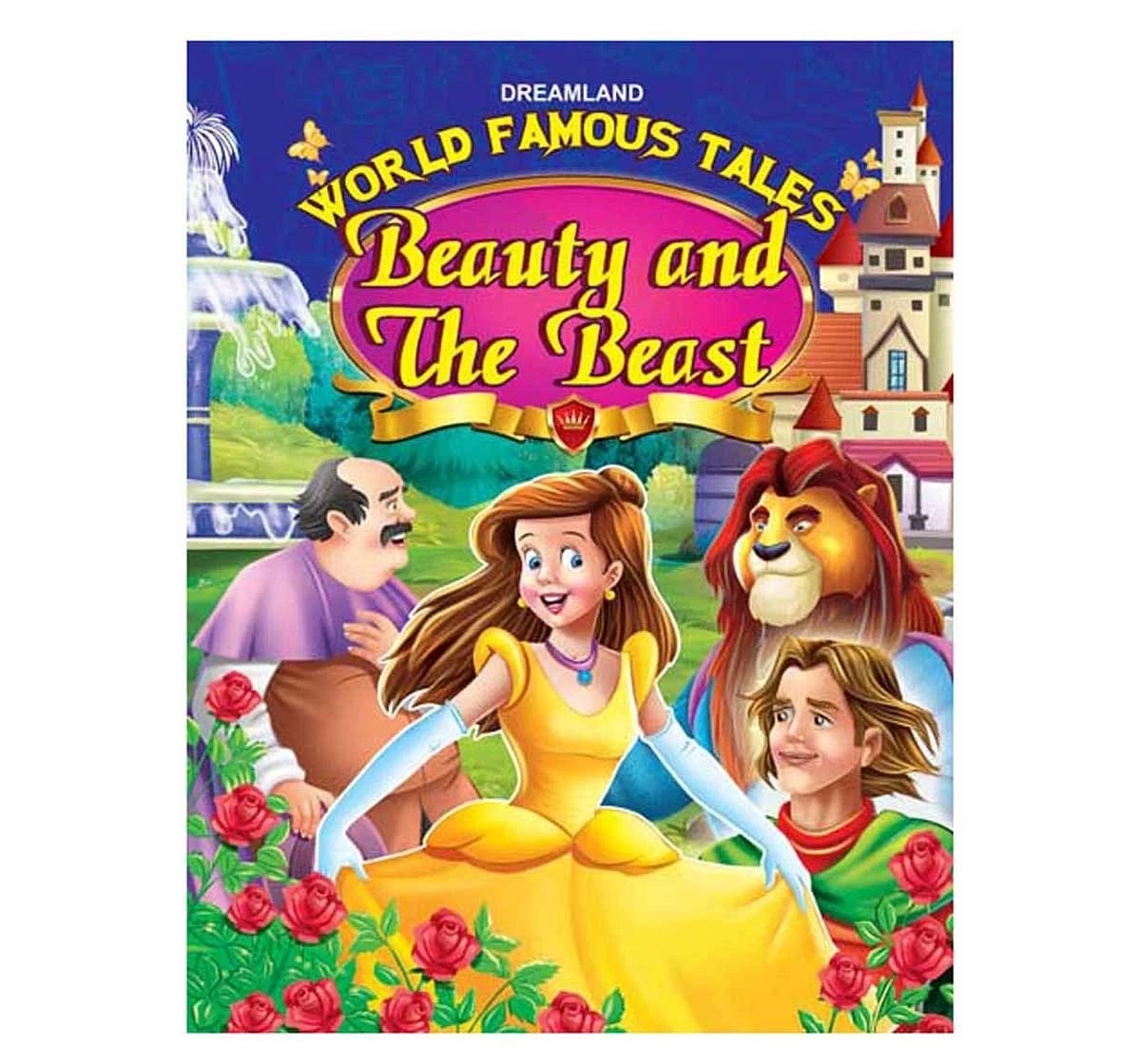 Dreamland Paper Back World Famous Tales Beauty and the Beast Story Books for kids 2Y+, Multicolour