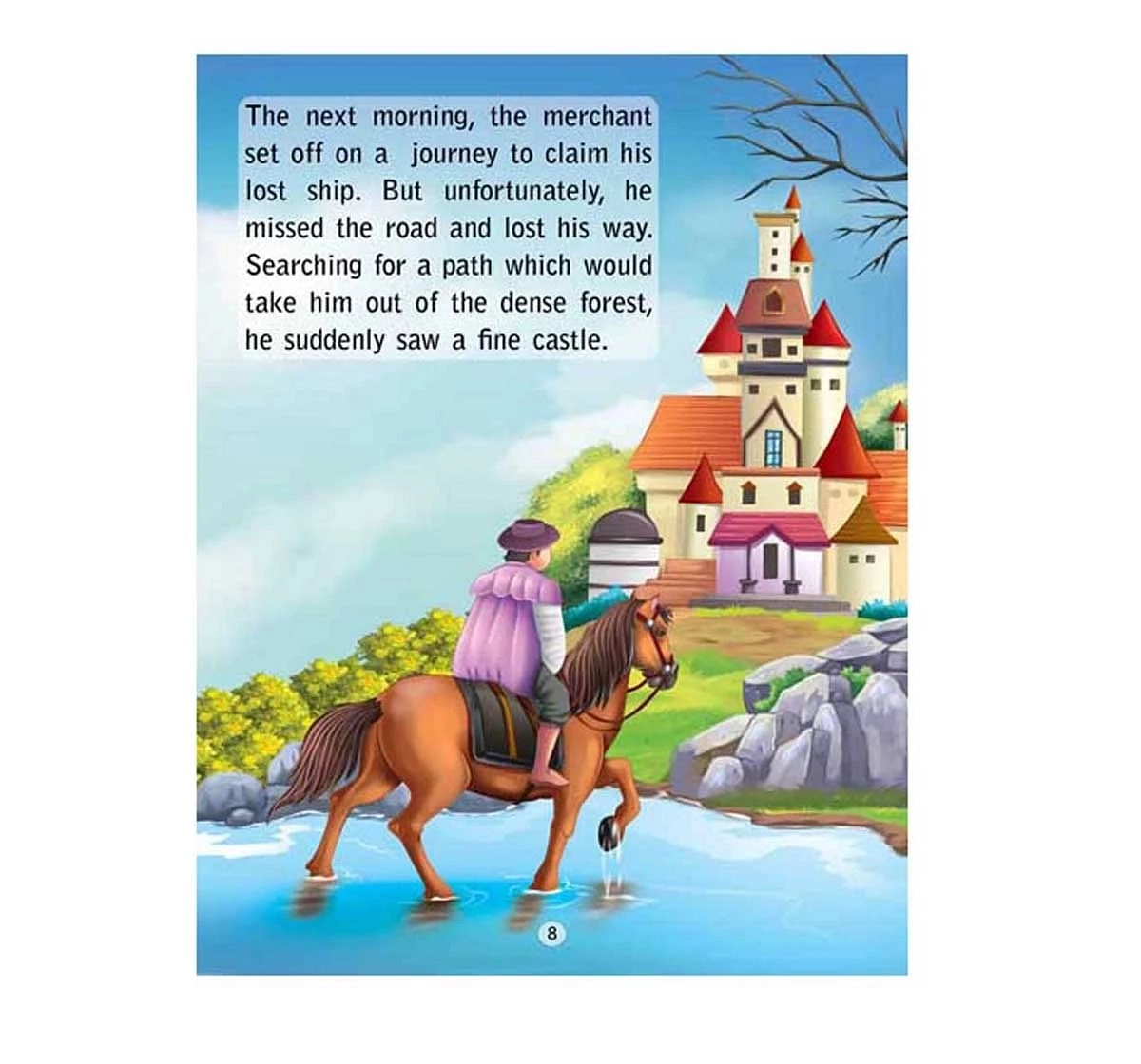 Dreamland Paper Back World Famous Tales Beauty and the Beast Story Books for kids 2Y+, Multicolour