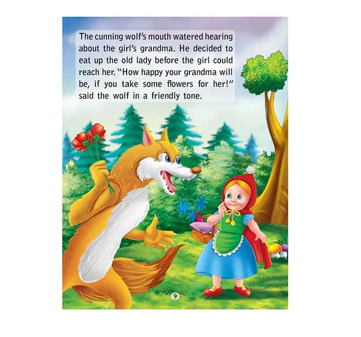 Dreamland Paper Back World Famous Tales Little Red Riding Hood Story Books for kids 2Y+, Multicolour