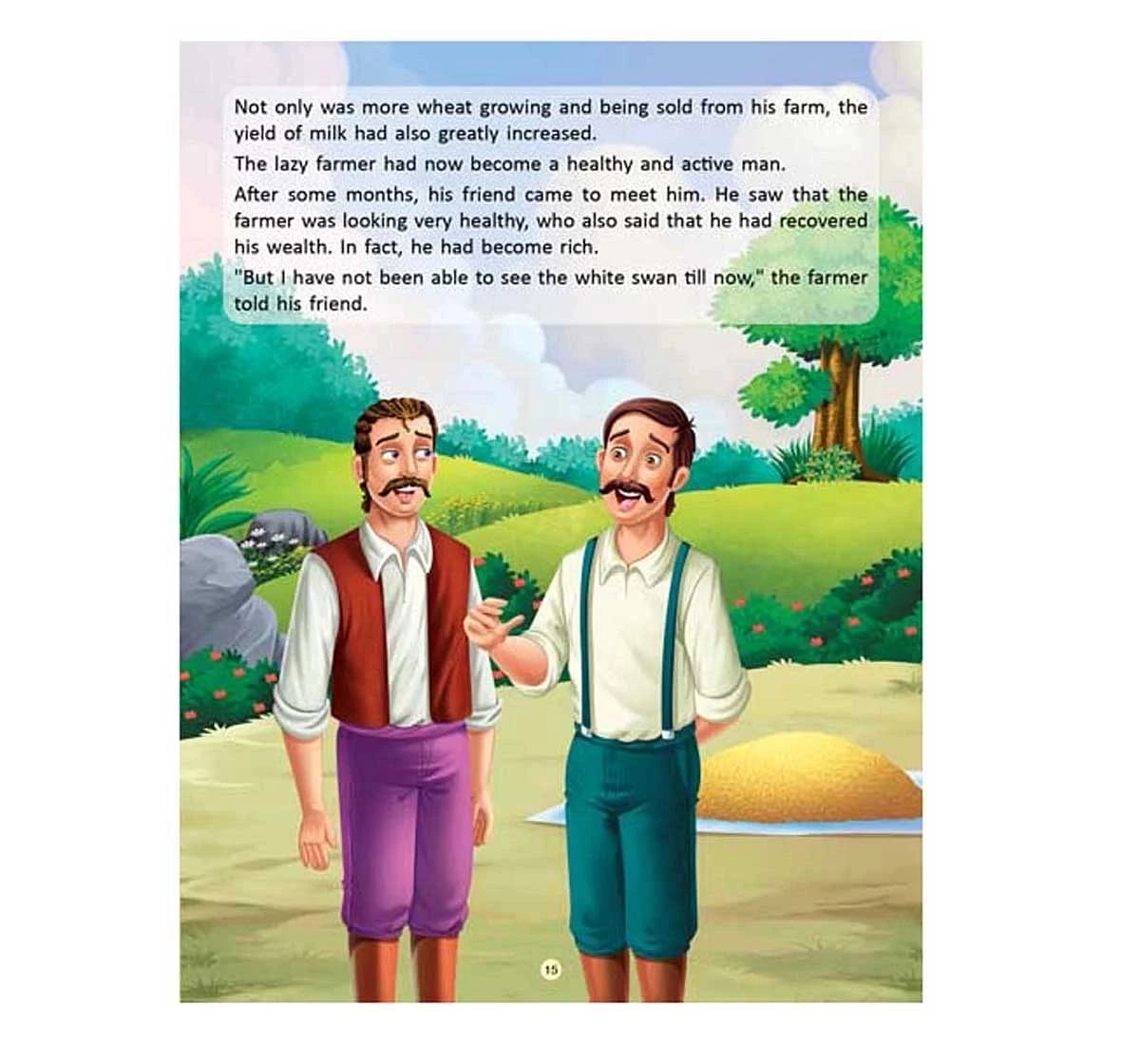 Dreamland Paper Back the Game of Wit 15 Famous Moral Story Books for kids 4Y+, Multicolour