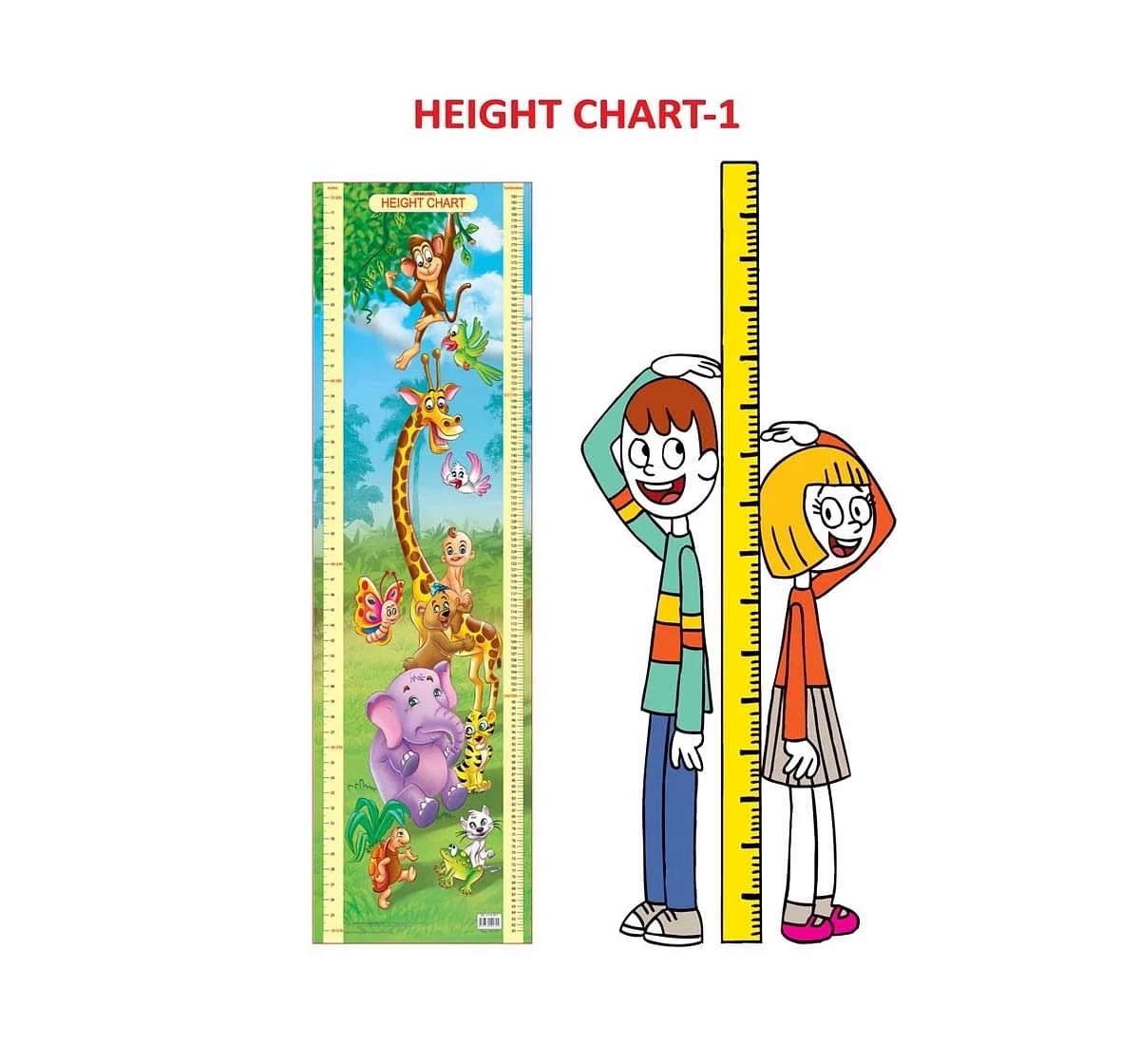 Dreamland Height Chart Part 1 for kids 2Y+, Multicolour