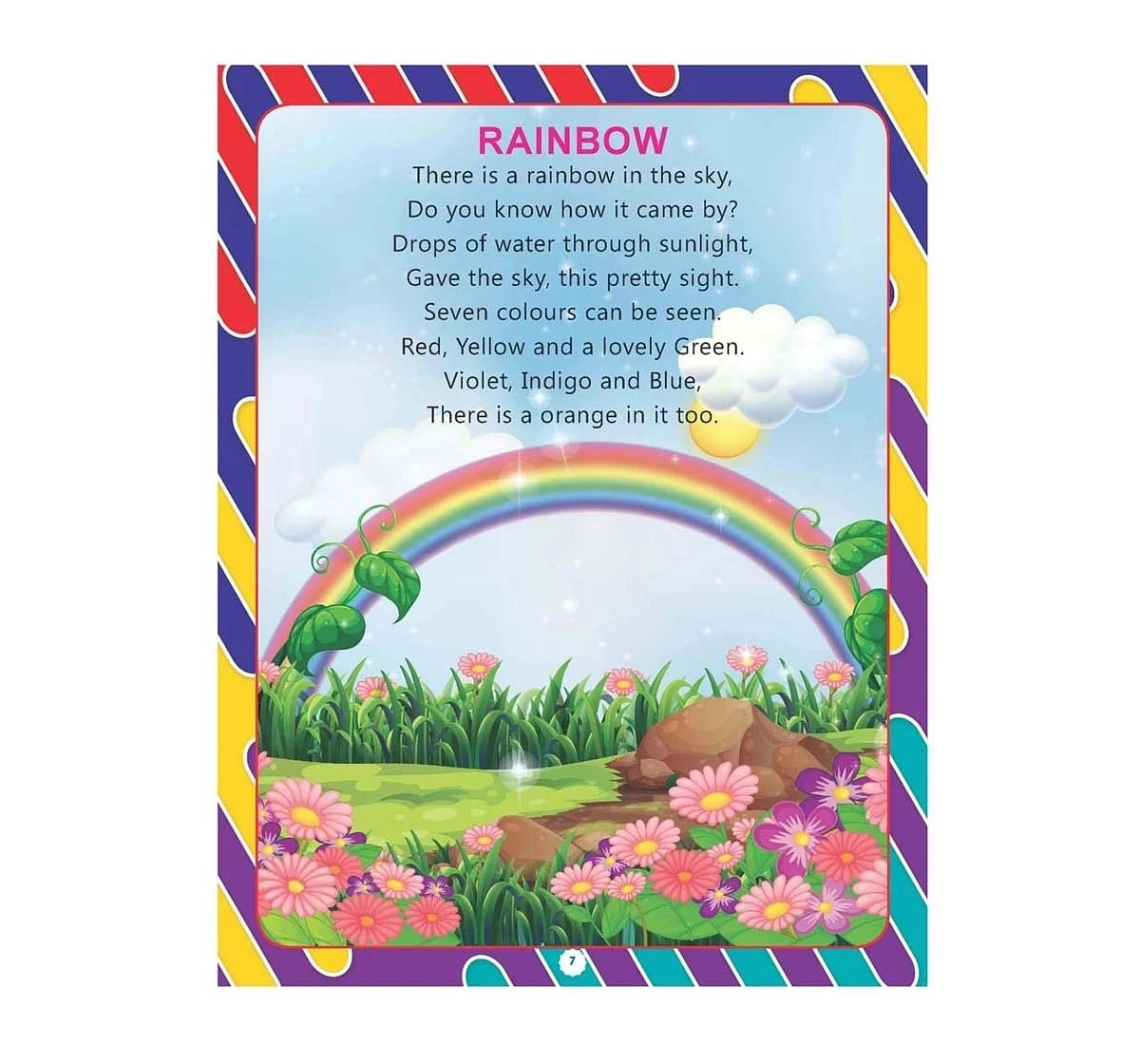 Dreamland Paper Back Kindergarten Rhymes and Story Book for kids 4Y+, Multicolour