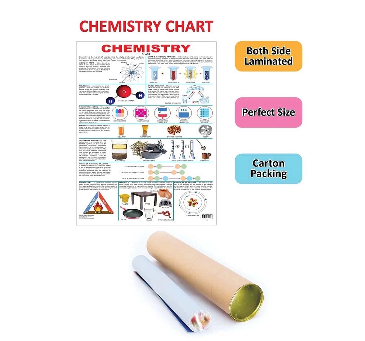 Dreamland Chemistry Chart for kids 9Y+, Multicolour