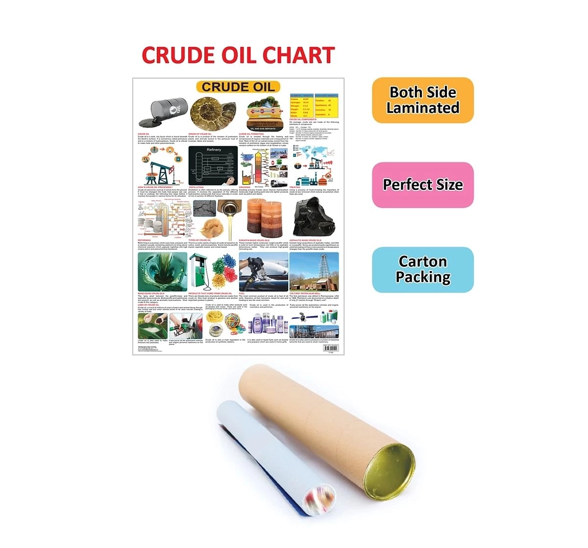 Dreamland Crude Oil Chart for kids 12Y+, Multicolour