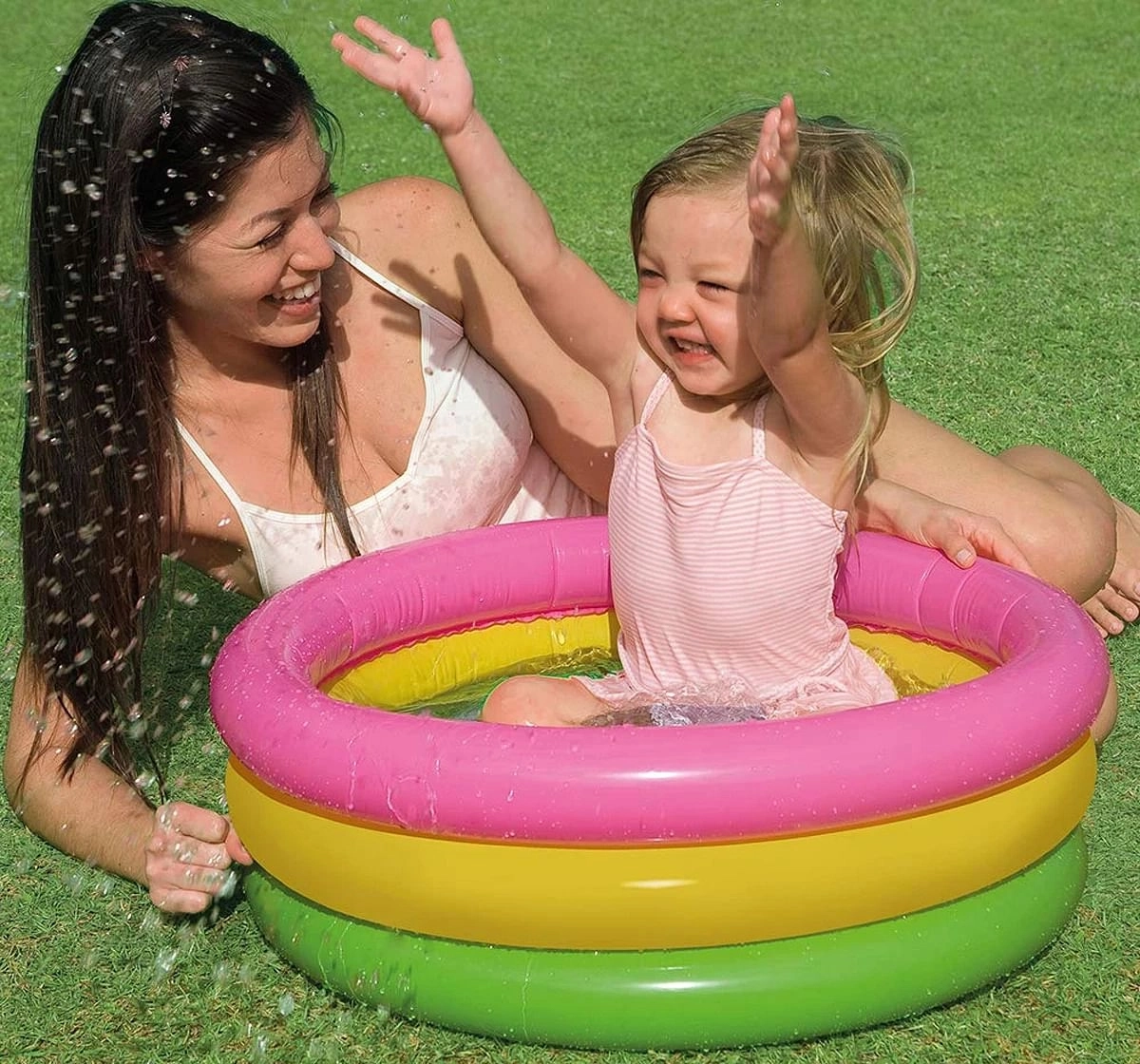 Intex Baby Pool 2 Feet Water Play for Kids 12M+, Multicolour