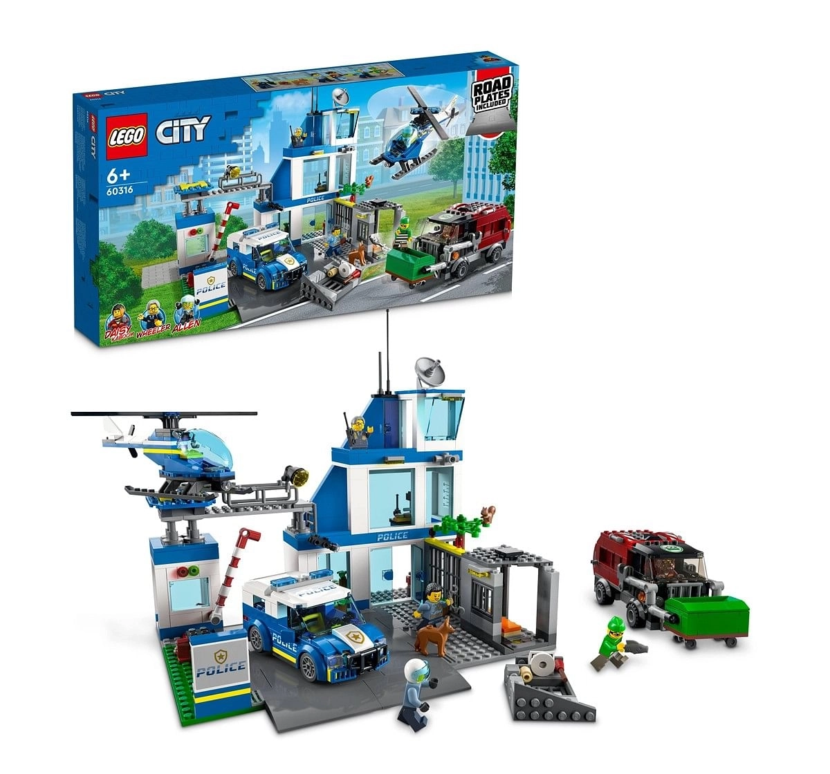 Lego 60316 Police Station Building Blocks Multicolour 6Y+