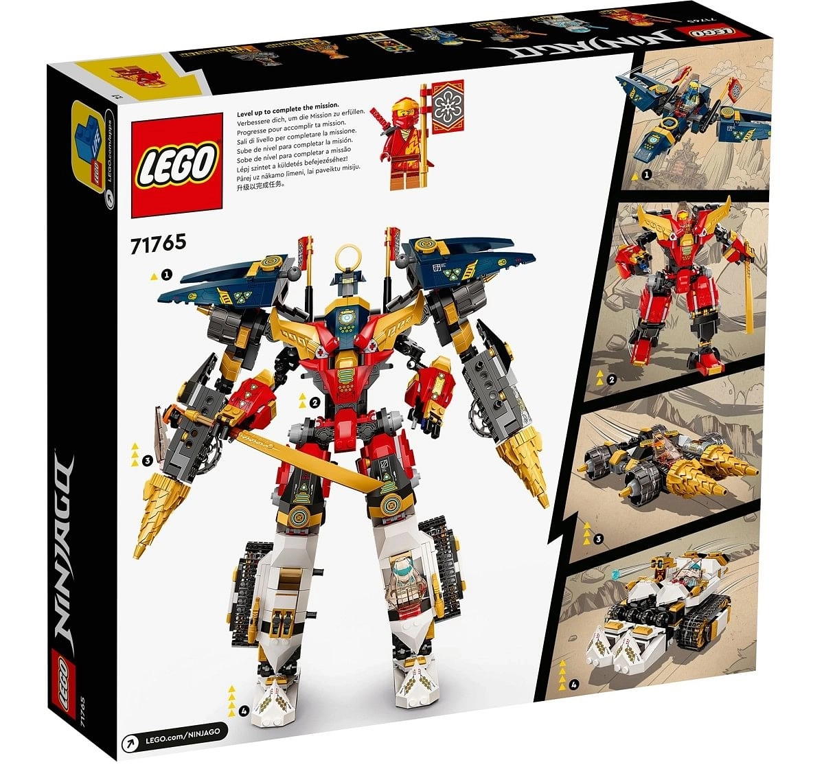 LEGO 71765 Ninja Ultra Mech Building Blocks Multicolour 9Y+