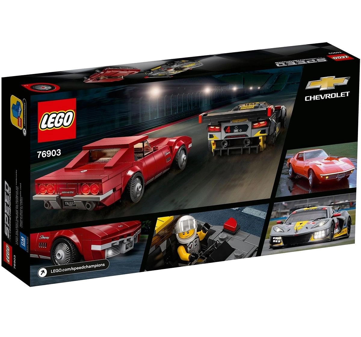 Lego 76903 Chevrolet Corvette Building Blocks Multicolour 8Y+