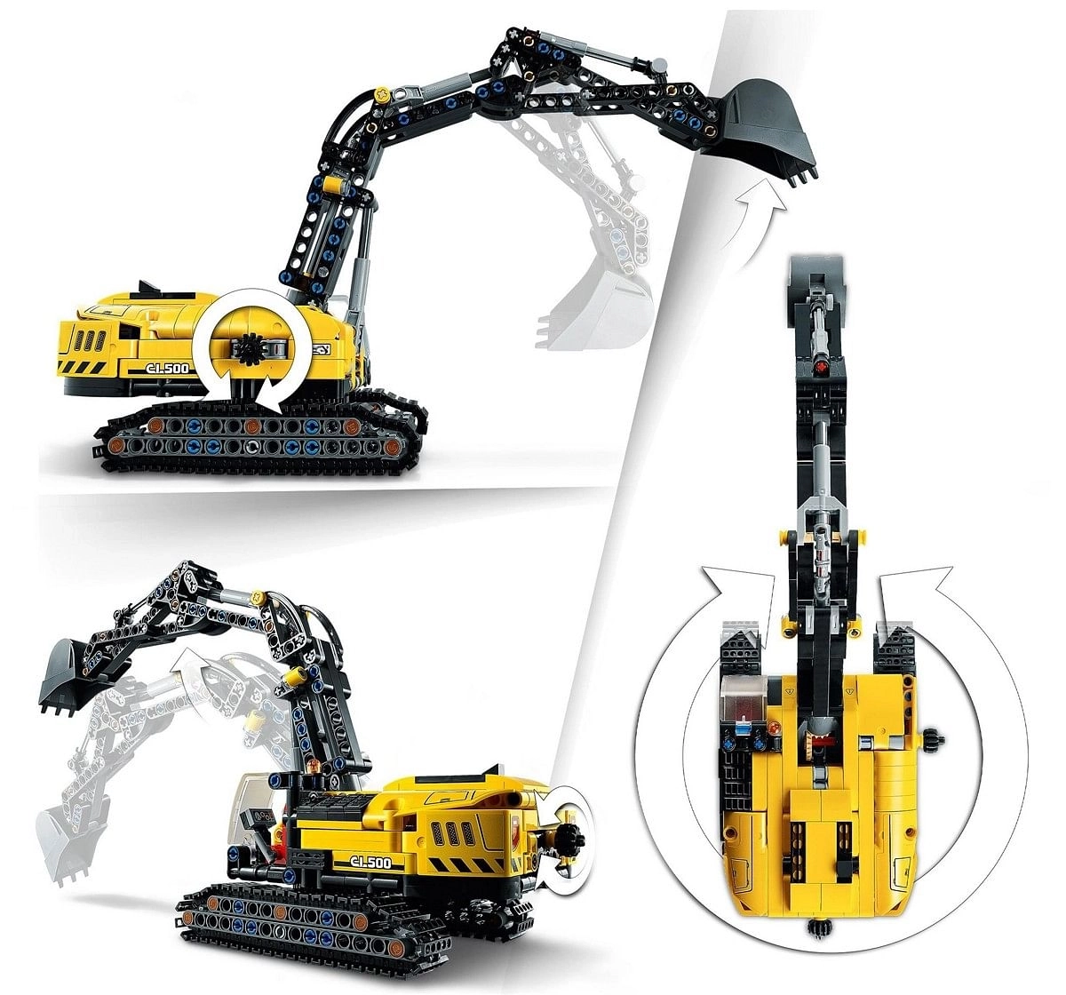 Lego Heavy Duty Excavator Building Blocks Multicolour 8Y+
