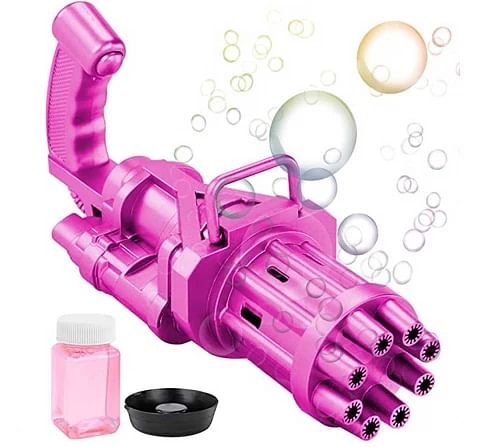 Rowan Bubble Machie Gun Toy for Kids 3Y+, Multicolour