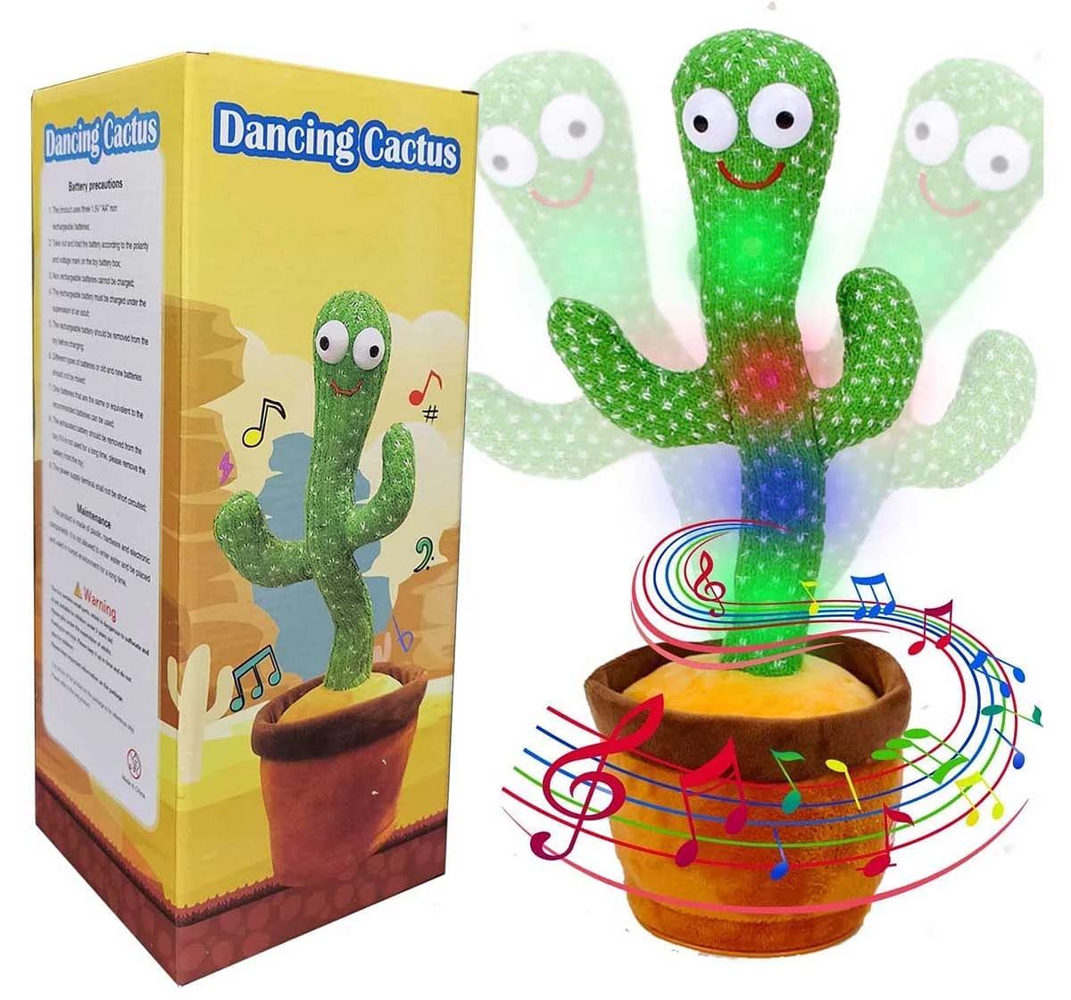 Rowan Dancing Cactus Toy - Best Interactive Singing & Talking Cactus with Fun Lights for Kids, 3M+