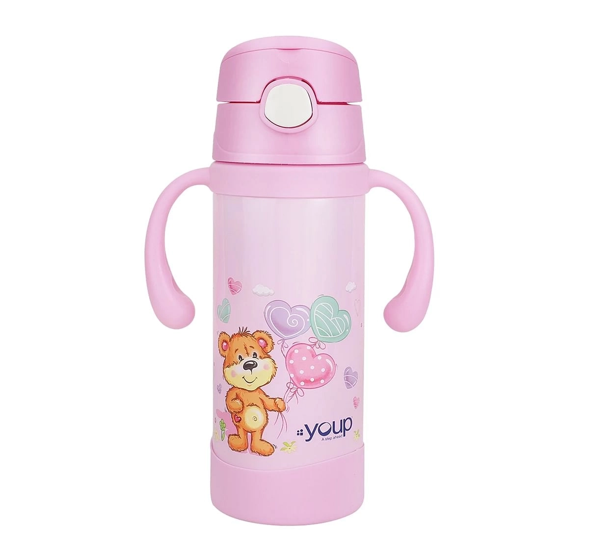 Youp Thermosteel Sipper Cum Feeding Bottle Eudora Multicolour For Infants 7M+ Assorted 