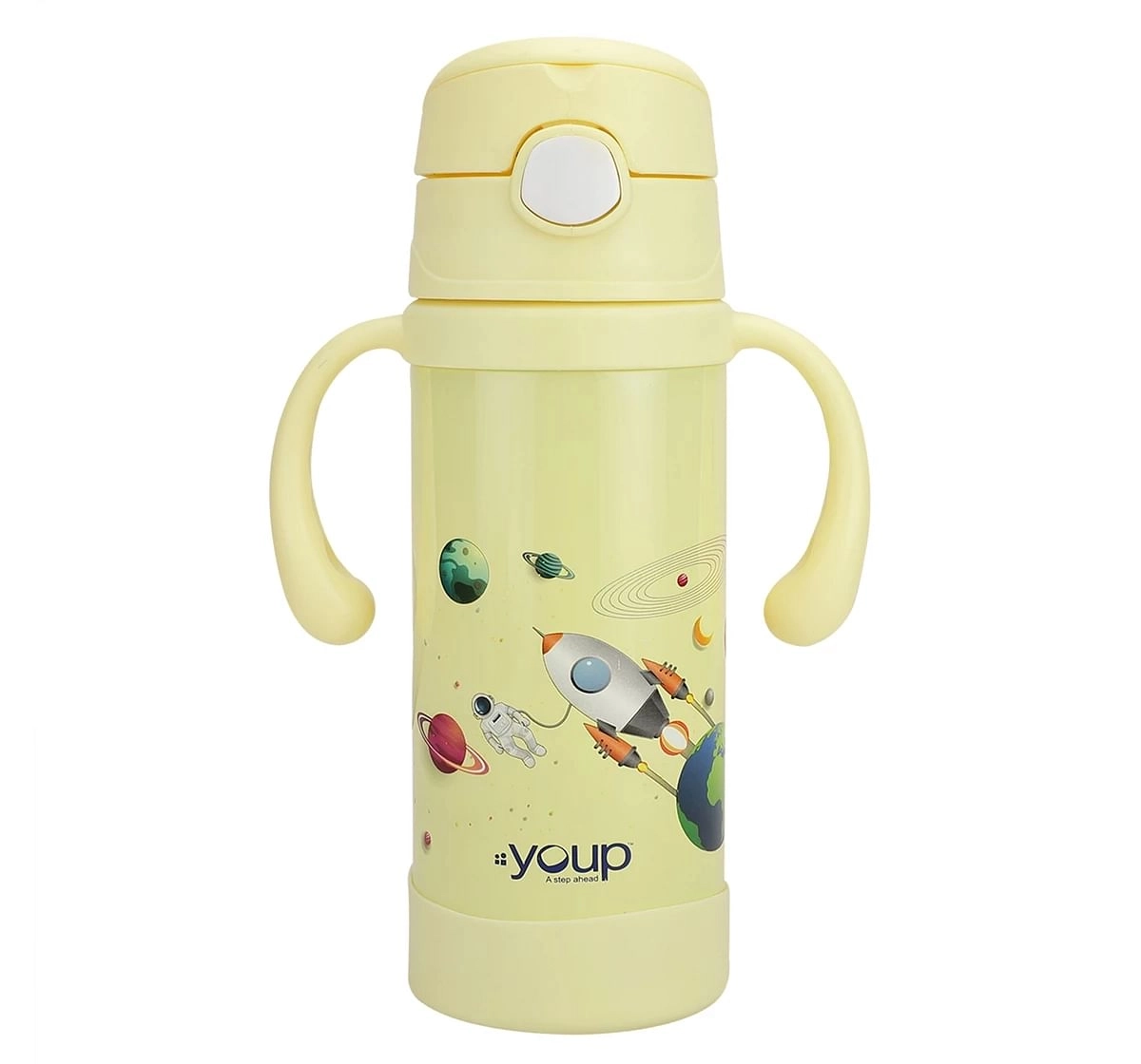 Youp Thermosteel Sipper Cum Feeding Bottle Eudora Multicolour For Infants 7M+ Assorted 