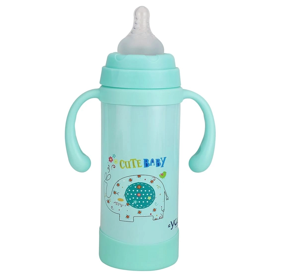 Youp Thermosteel Sipper Cum Feeding Bottle Eudora Multicolour For Infants 7M+ Assorted 