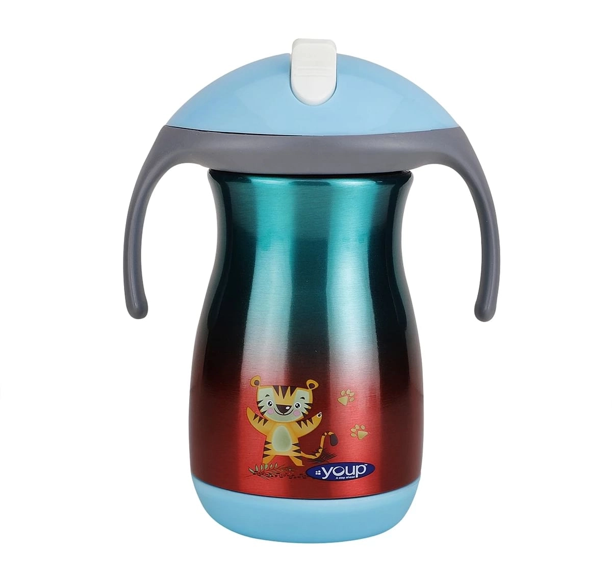 Youp Thermosteel Kids Sipper Bottle With Handle Franc Multicolour 3Y+ Assorted 