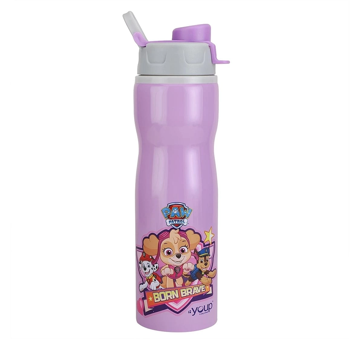 Youp Stainless Steel Paw Patrol Kids Water Bottle Expert Multicolour 3Y+ Assorted 