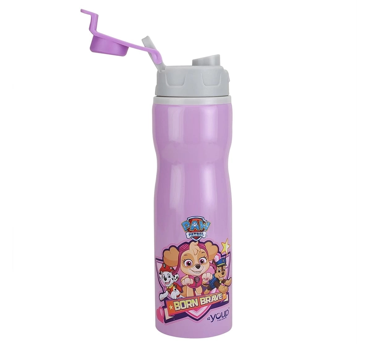 Youp Stainless Steel Paw Patrol Kids Water Bottle Expert Multicolour 3Y+ Assorted 