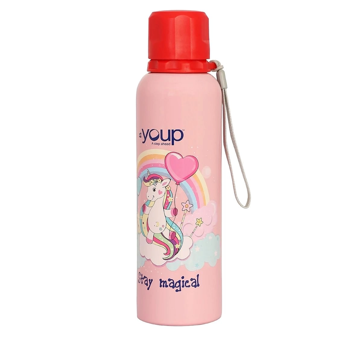 Youp Stainless Steel  Unicorn Kids Water Bottle Ocean  Multicolour 3Y+ Assorted 