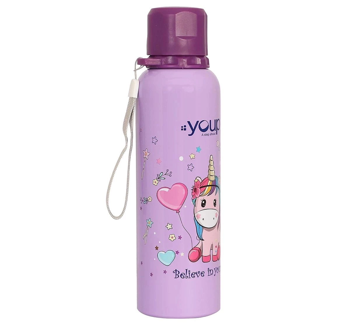 Youp Stainless Steel  Unicorn Kids Water Bottle Ocean  Multicolour 3Y+ Assorted 