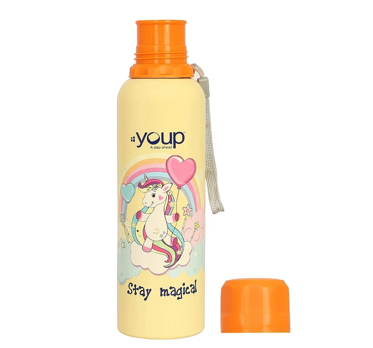 Youp Stainless Steel  Unicorn Kids Water Bottle Ocean  Multicolour 3Y+ Assorted 