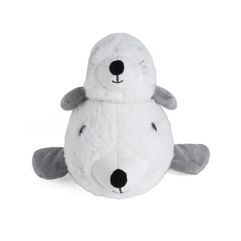 Huggable Cuddly Seal Stuffed Toy By Fuzzbuzz, Soft Toys for Kids, Cute Plushies White, For Kids Of Age 2 Years & Above