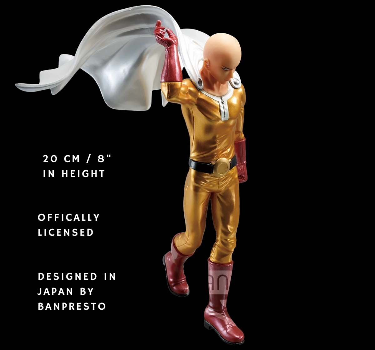 Banpresto One Punch Man Saitama Premium Anime Figure, Collectible Toys for Adults & Kids,Home Dcor, Office Desk and Study Table