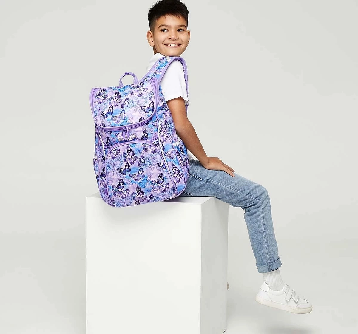 Smiggle Mirage Collection Backpack, Classic Purple, 4Y+