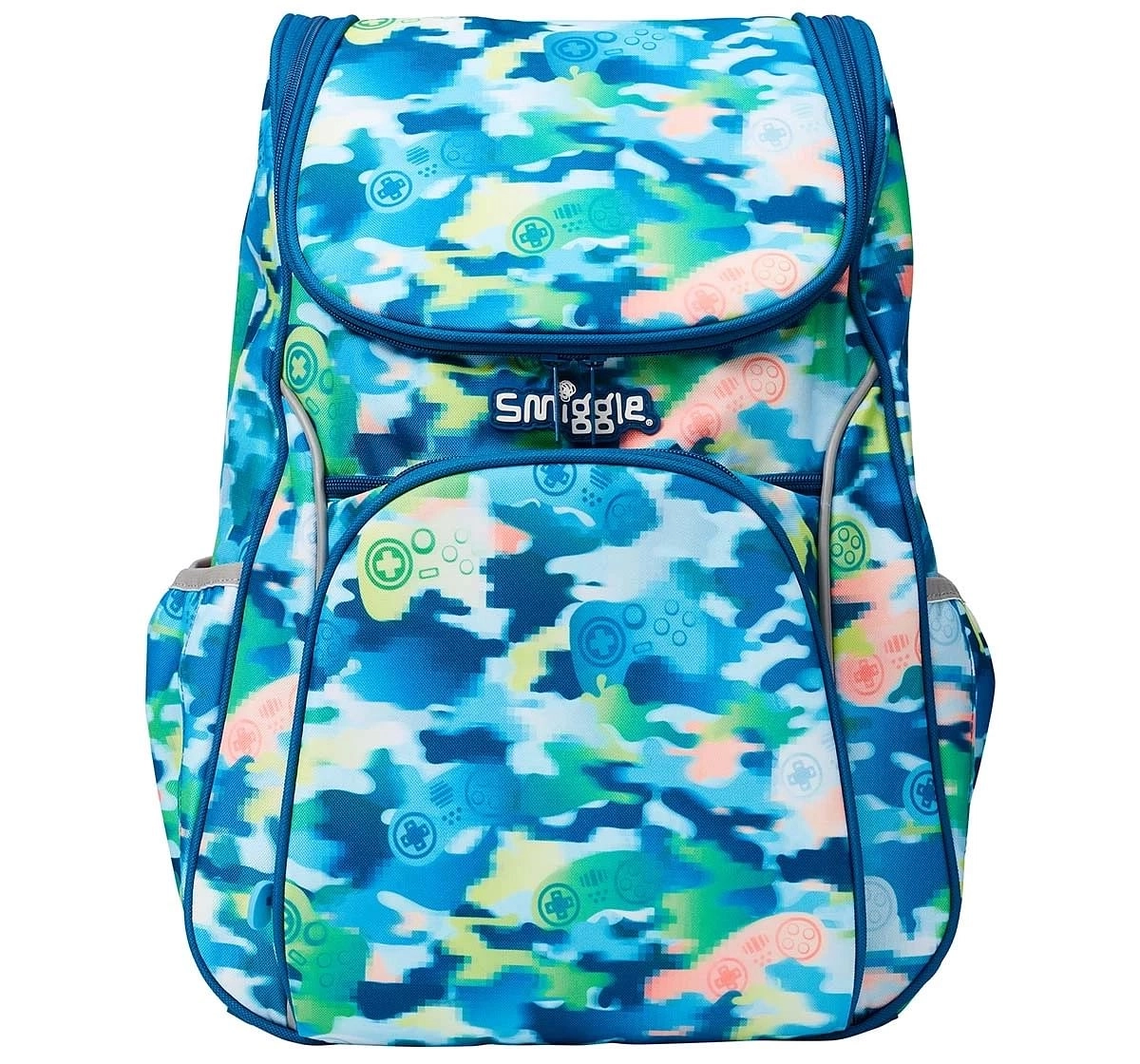 Smiggle Mirage Collection Backpack, Classic Mid Blue, 4Y+