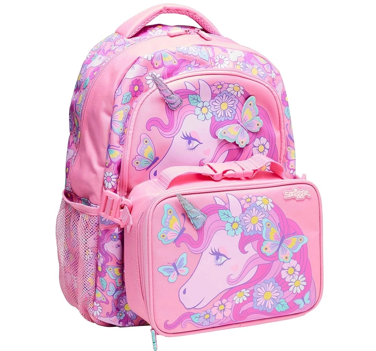Smiggle Hey There Collection Backpack, Classic Pink, 4Y+
