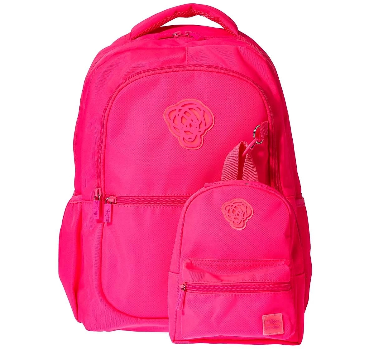 Smiggle Colour Bop Neon Collection Backpack, Classic Pink, 4Y+