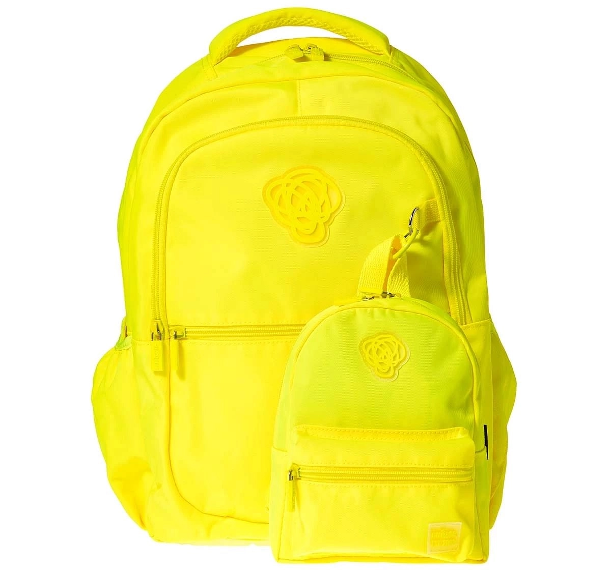 Smiggle Colour Bop Neon Collection Backpack, Classic Yellow, 4Y+