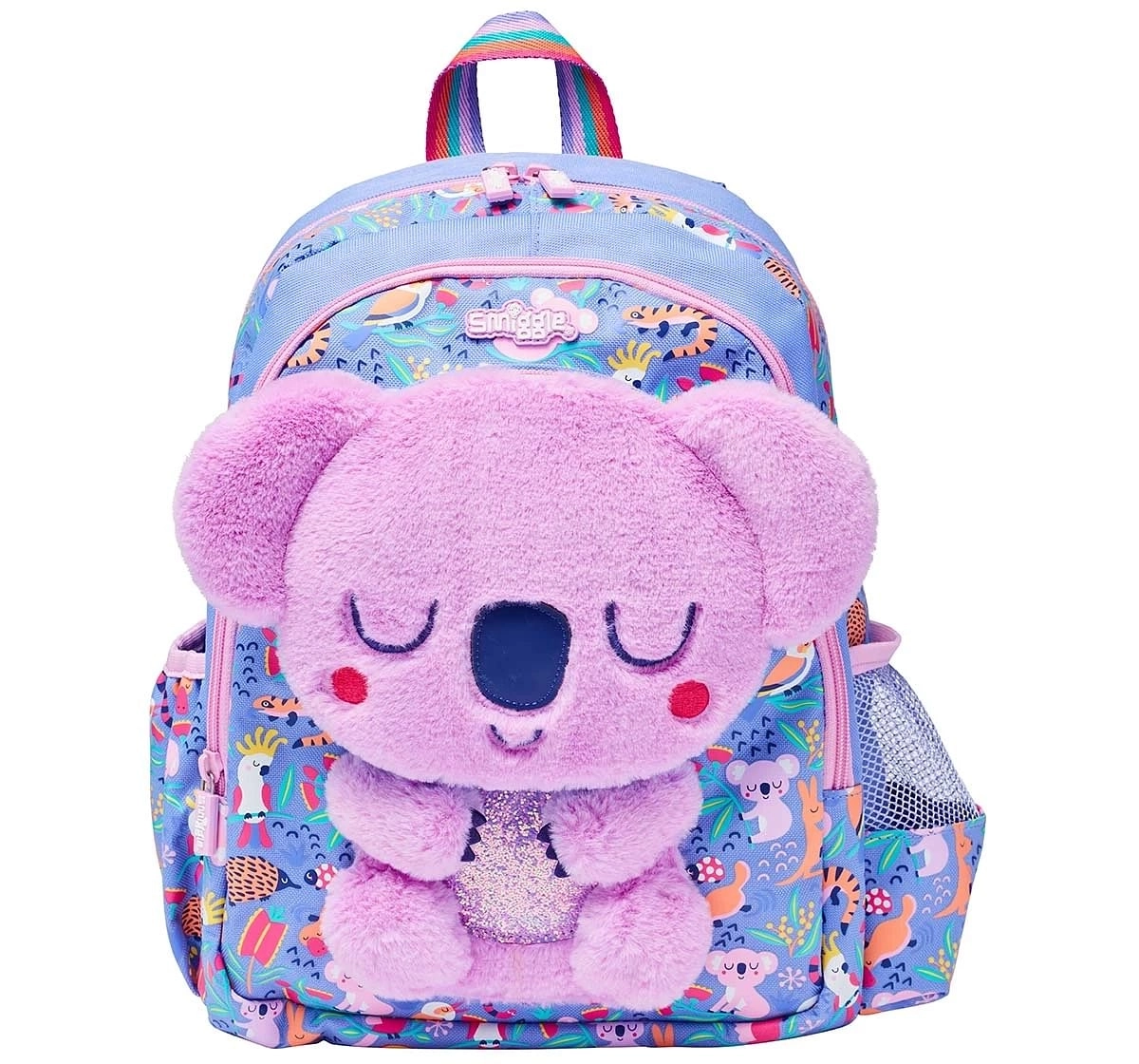 Smiggle Animalia Collection Backpack, Junior Lilac, 4Y+