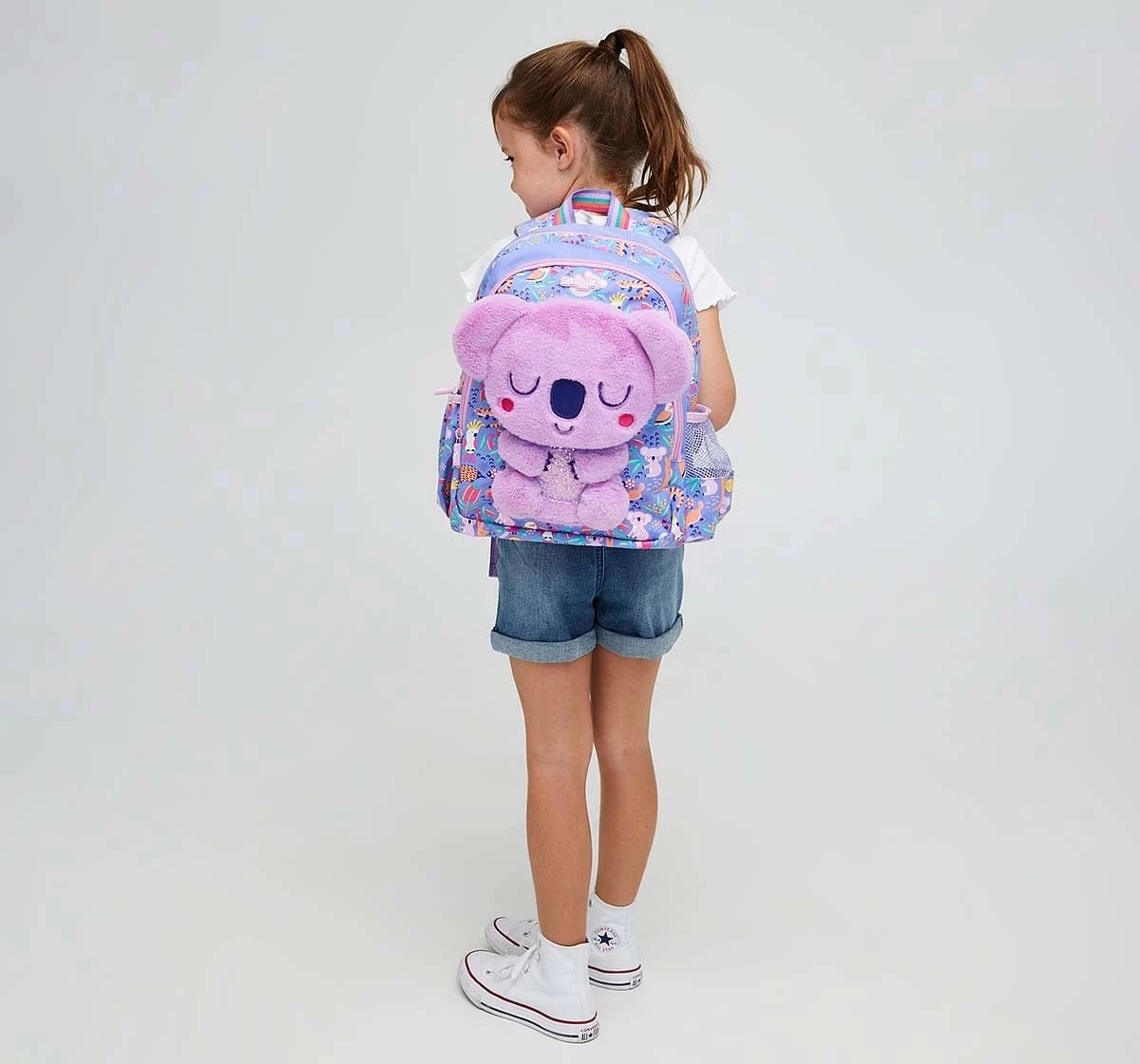 Smiggle Animalia Collection Backpack, Junior Lilac, 4Y+