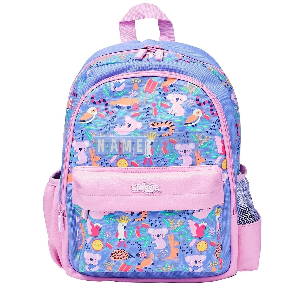 Smiggle Animalia Collection Backpack, Junior Lilac, 4Y+