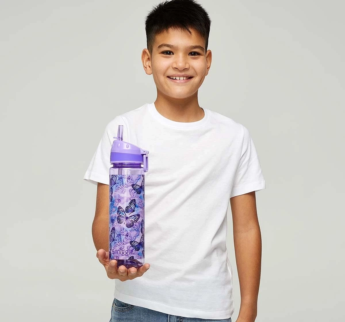 Smiggle Mirage Collection Bottles Plastic, Purple, 4Y+