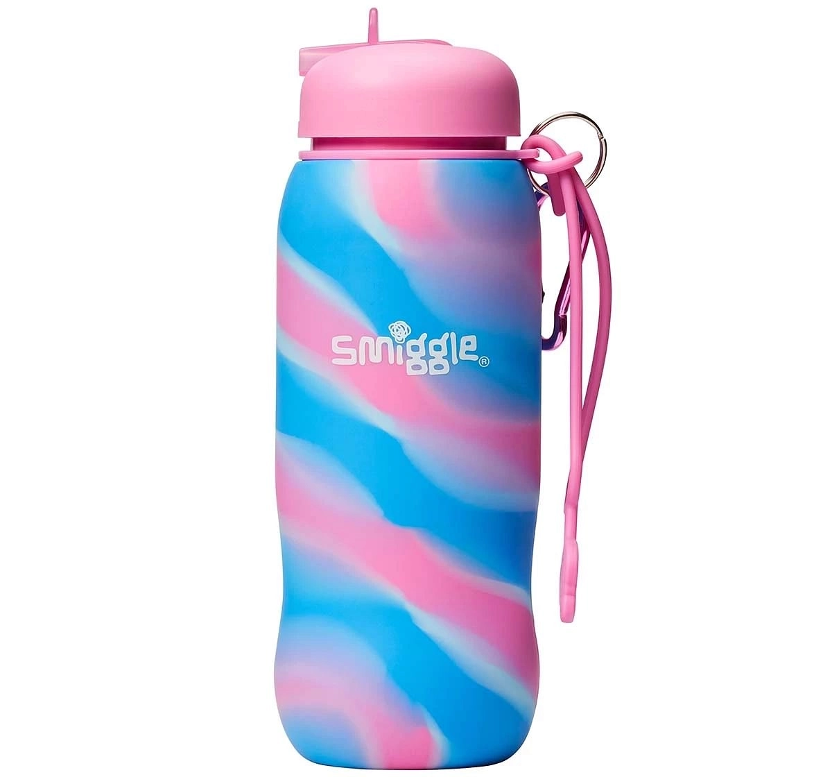 Smiggle Mirage Collection Bottles Silicon Pink, 4Y+