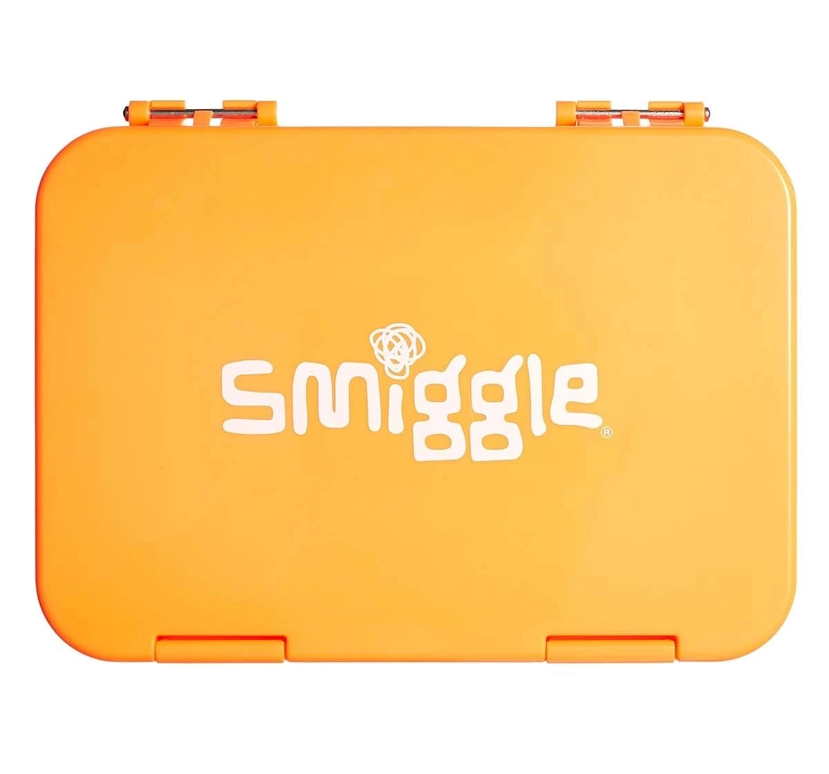 Smiggle Colour Bop Neon Collection Lunchbox Graphic Orange, 4Y+