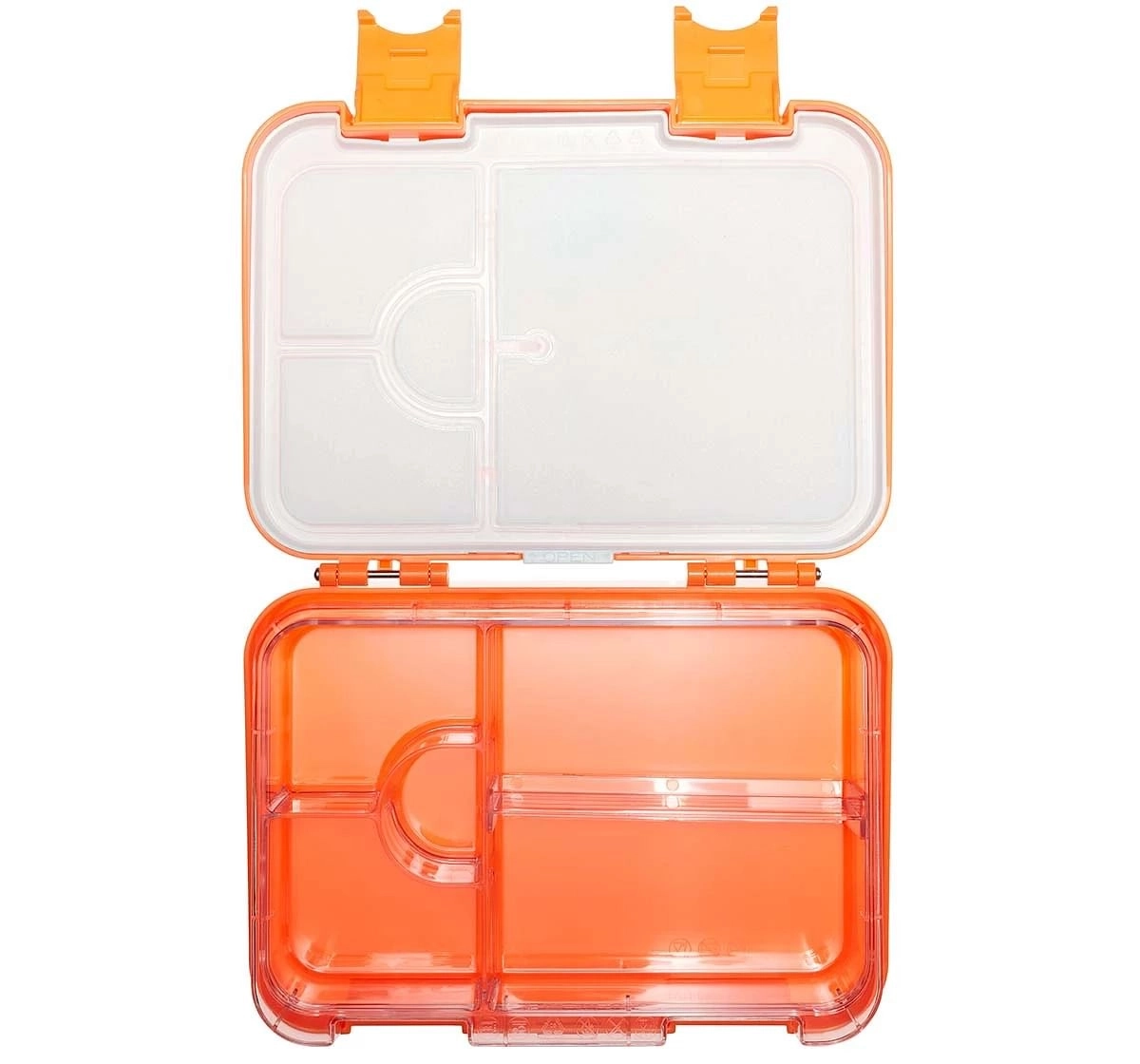 Smiggle Colour Bop Neon Collection Lunchbox Graphic Orange, 4Y+