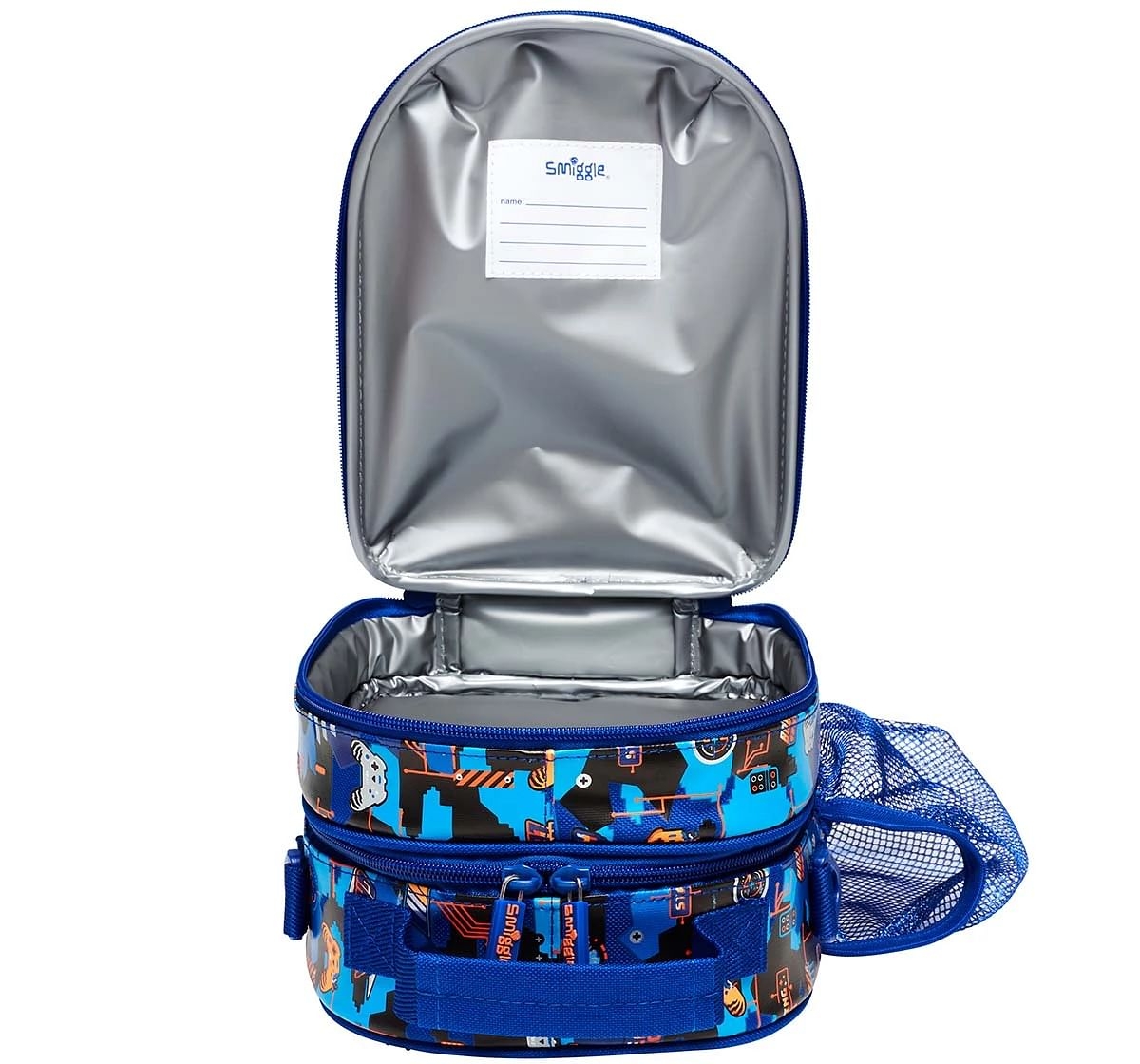 Smiggle Hey There Collection Lunchbag Hardtop Navy, 4Y+