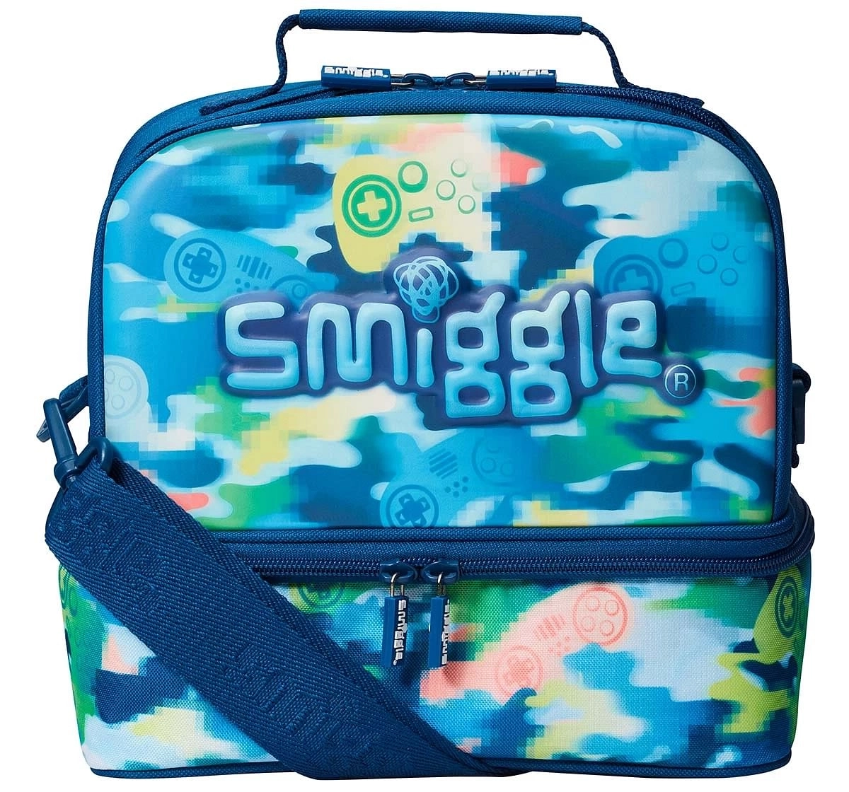 Smiggle Mirage Collection Lunchbag Hardtop Mid Blue, 4Y+
